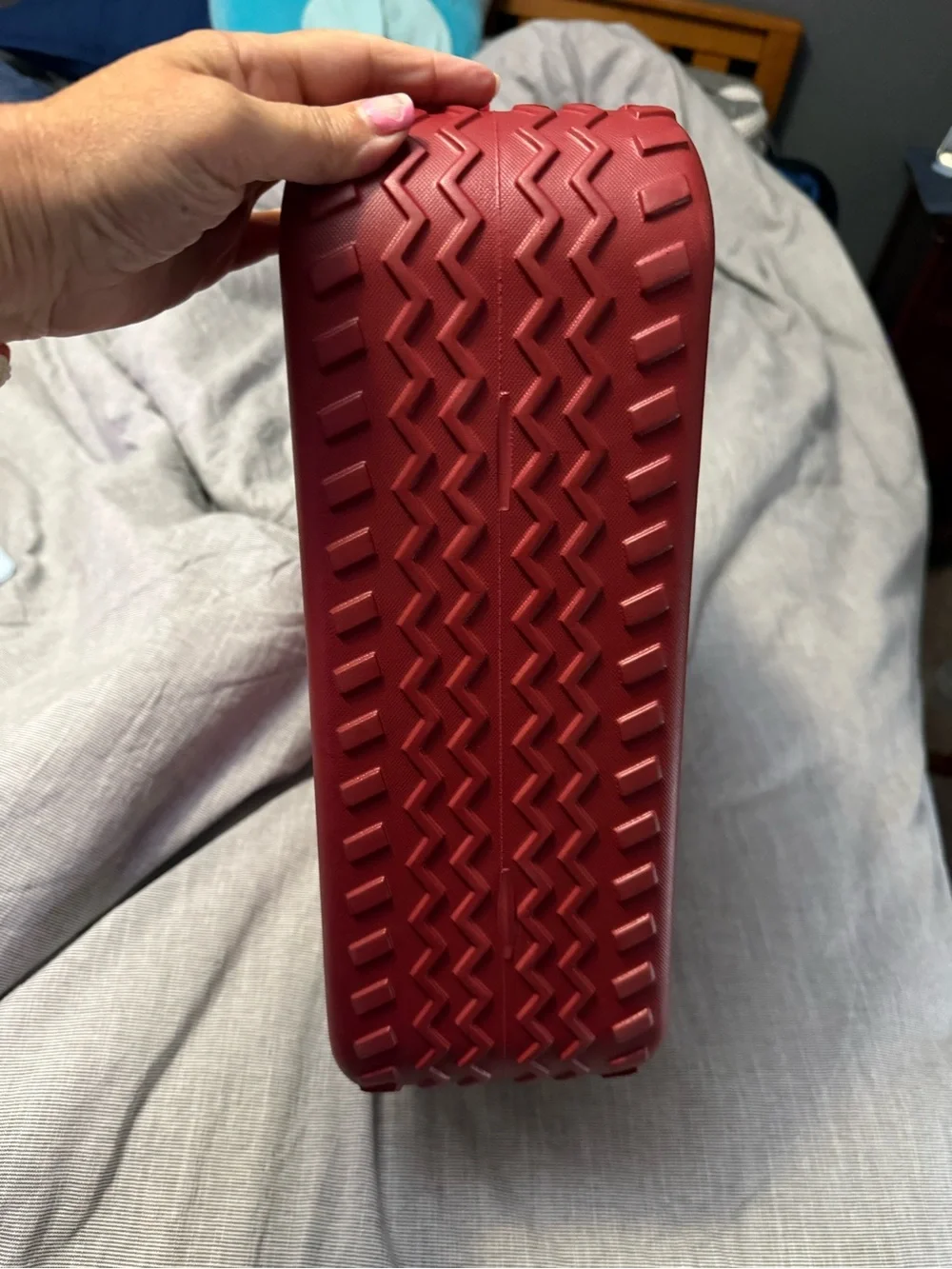 BOGG BAG Red Perforated Tote (Medium Bag)